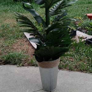 30 Inch Artificial Monstera/Palm Plant